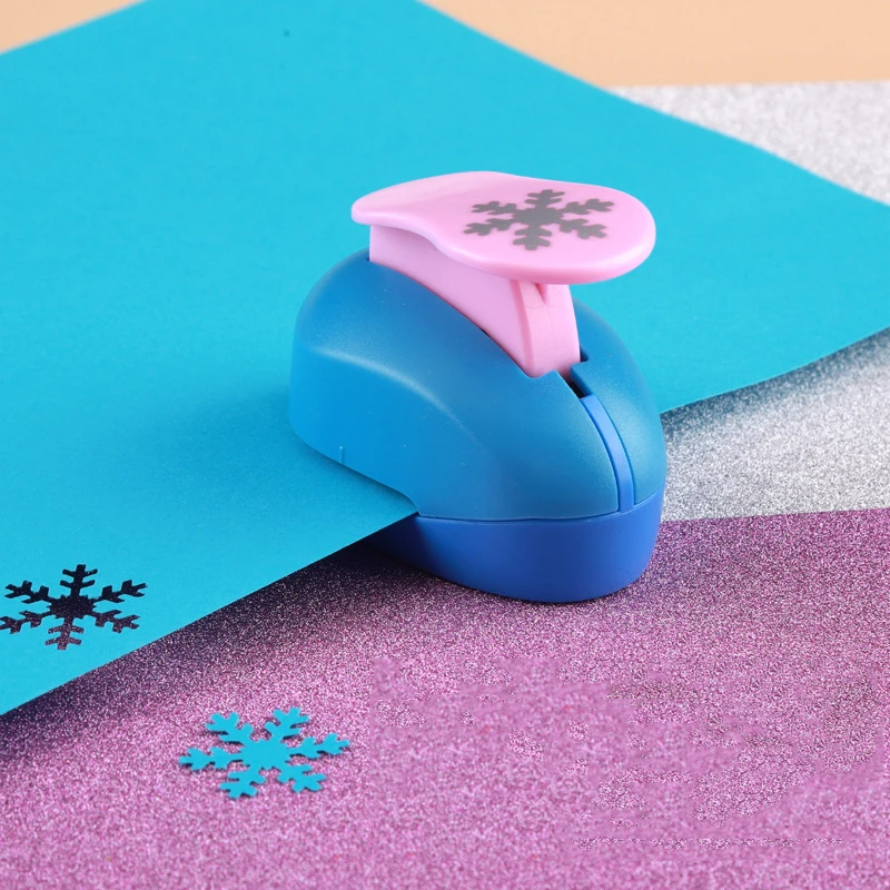 15mm-75mm Snowflake Shape Craft Punch Scrapbook Paper Cutting Hole Foam School Manual DIY Hole Punches