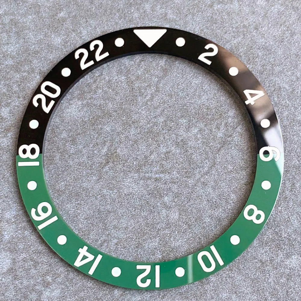 Premium Diving Ceramic/Aluminum Bezel Insert - High-Quality 1 PCS, 36.5mm*29.2mm