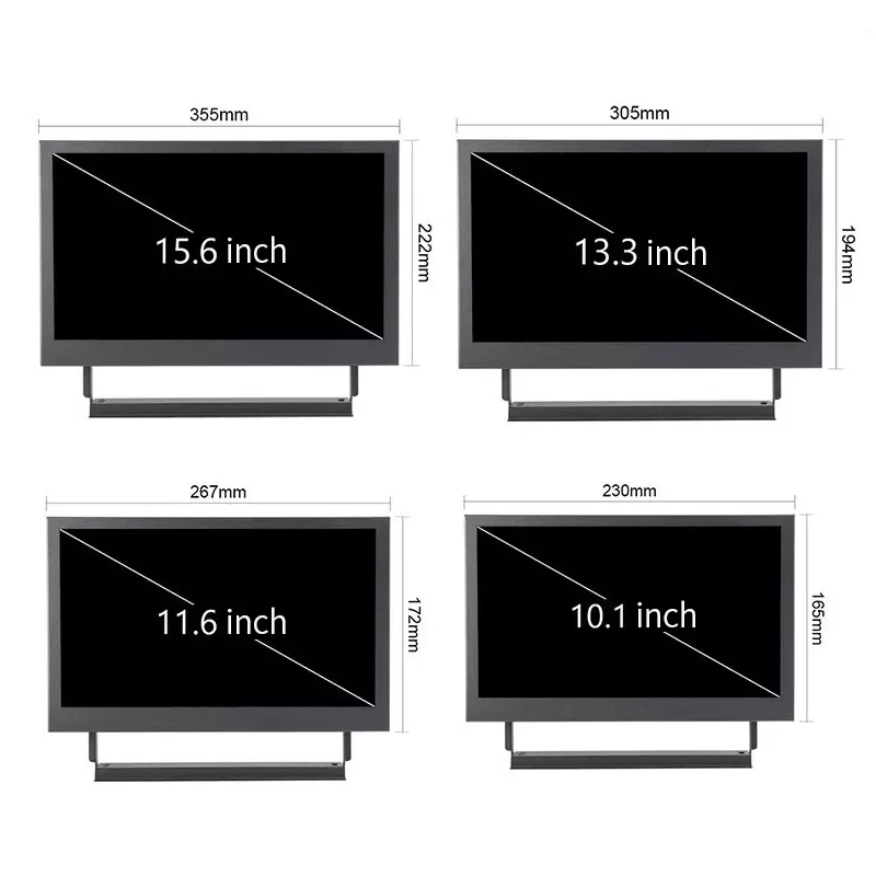 Pc  1080P ޴   VGA HDMI IPS LCD ÷ 10.1, 11.6   ī޶ 