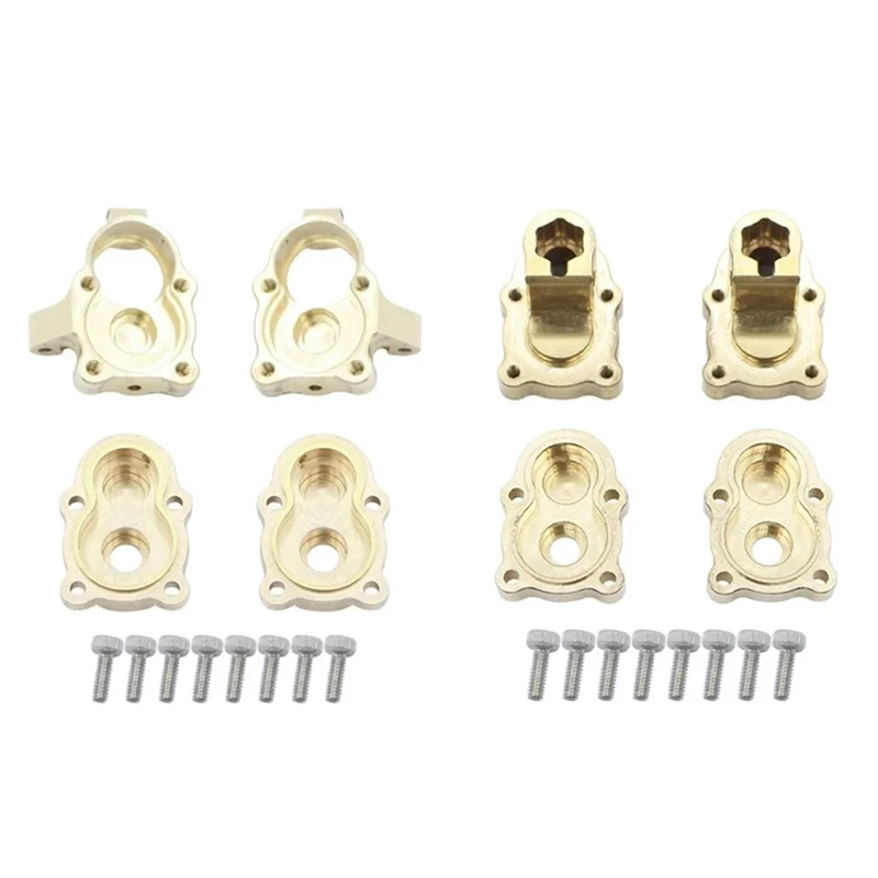 

Brass Front and Rear Portal Housing Gear Cover Counterweight for FMS FCX24 1/24 RC Crawler Car Upgrades Parts