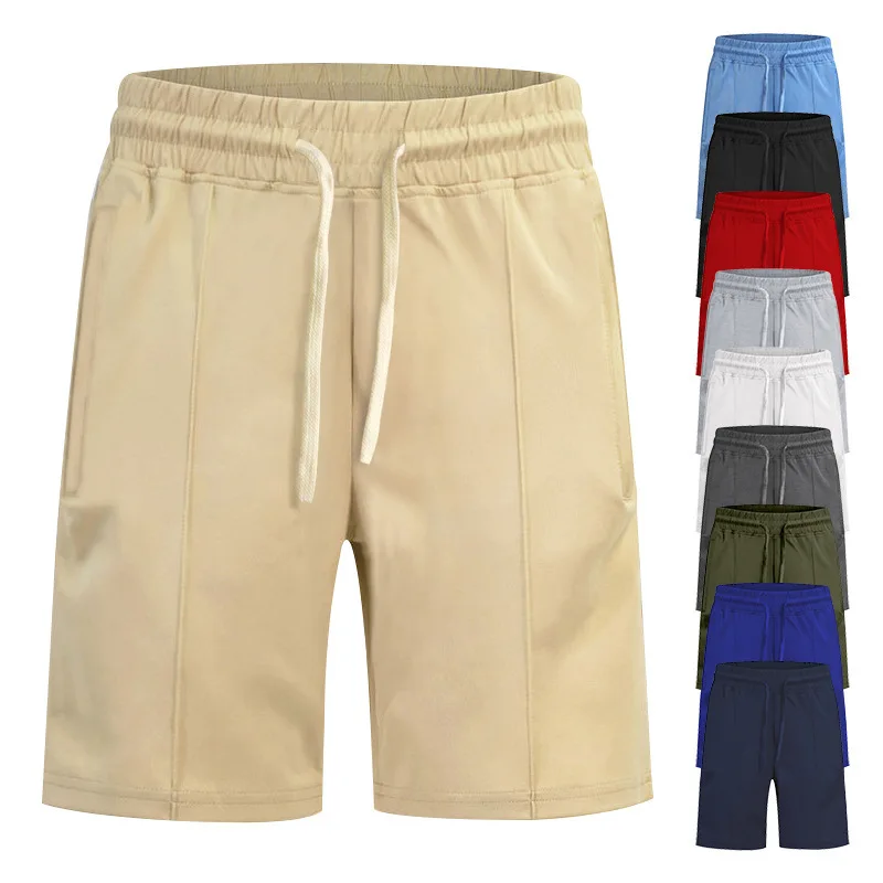 Men's Casual Shorts Pants European and American Summer Outdoor Versatile Stretch Breathable Quarter Men's