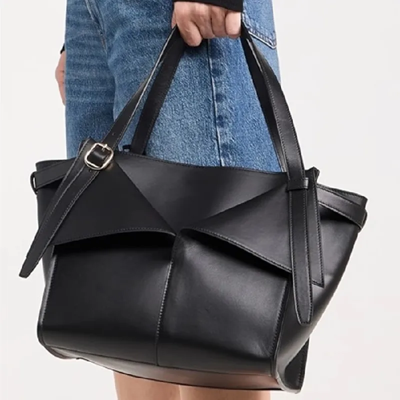 2024 Elegant Leather Tote Bag for Women Large Capacity Work Tote Top-handle Bag Vintage Casual Satchel Bag Designer Bags