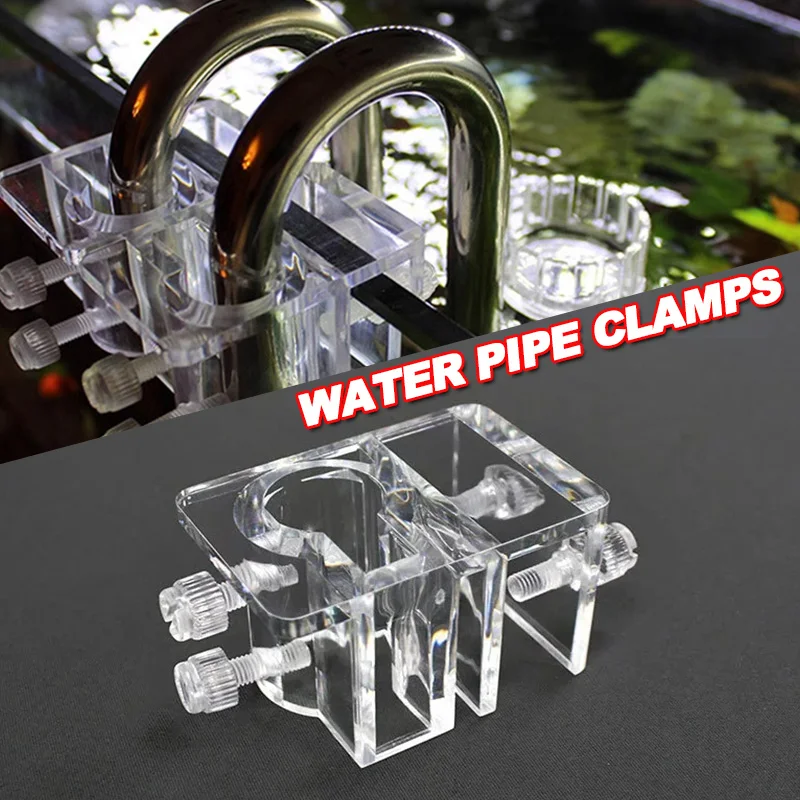 Acrylic Aquarium Fish Tank Glass Pipe Clamps