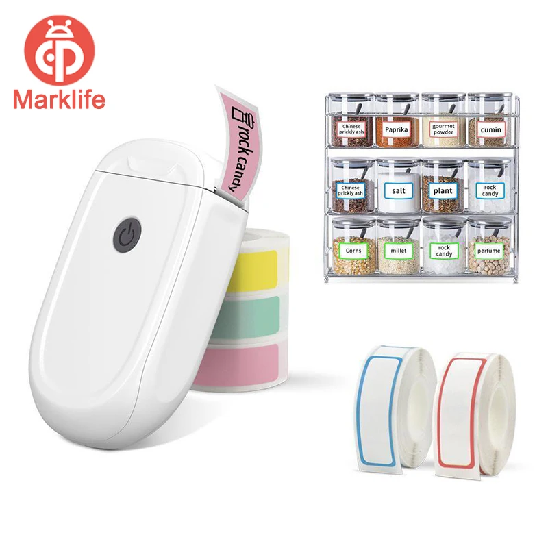 P11 Étiqueteuse Bluetooth Portable,Mini Étiqueteuse Auto-Adhésive  Labelmaker,Imprimante D'Étiquettes Thermique Portable Avec[J685]