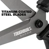 Genuine TOUGHBUILT TB-H4-70-10-LR 5-in Micro-serrated Open Handle Spring Assisted Scissors Hand Tools 3
