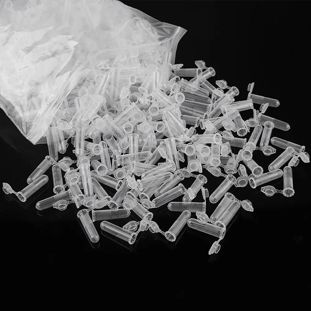 2ml Plastic Vial Tube Sample Storage Container Fragrance Beads Liquid Pack of 500