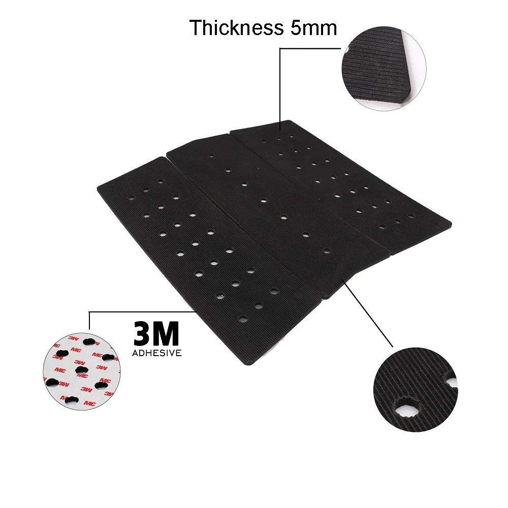 Surfcasting Surfboard Traction Pad Tail Pad EVA Surf Traction Surf Pads Foam Anti-slip SUP Deck