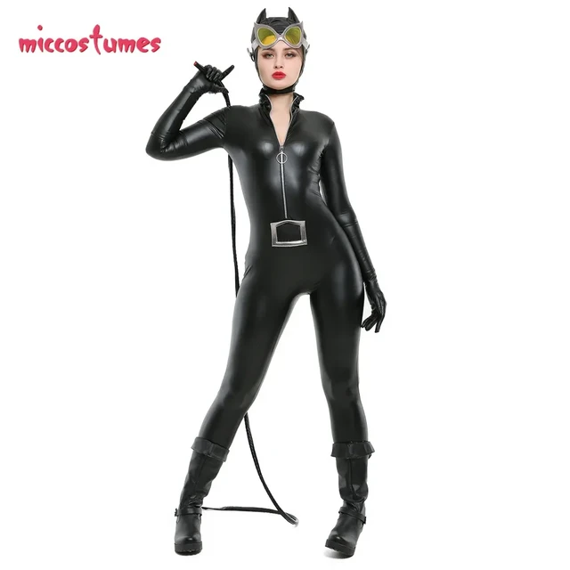 Miccostumes-Disfraz de viuda blanca para mujer, mono Zentai, traje de  Halloween - AliExpress