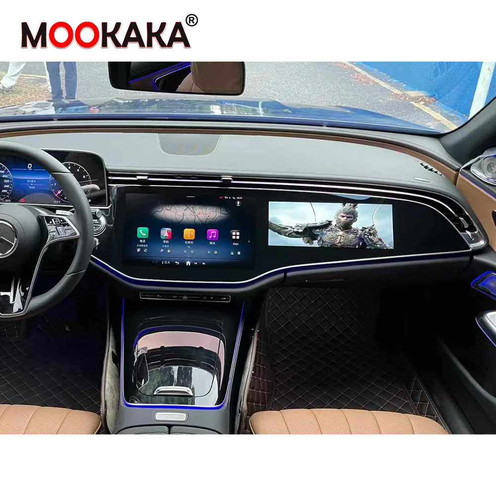 메르세데스 벤츠 E 클래스 W214 2024, 안드로이드 13 용, 자동차 라디오 멀티미디어 카플레이, 자동 스테레오 오디오 비디오  플레이어, 엔터테인먼트 화면 - AliExpress