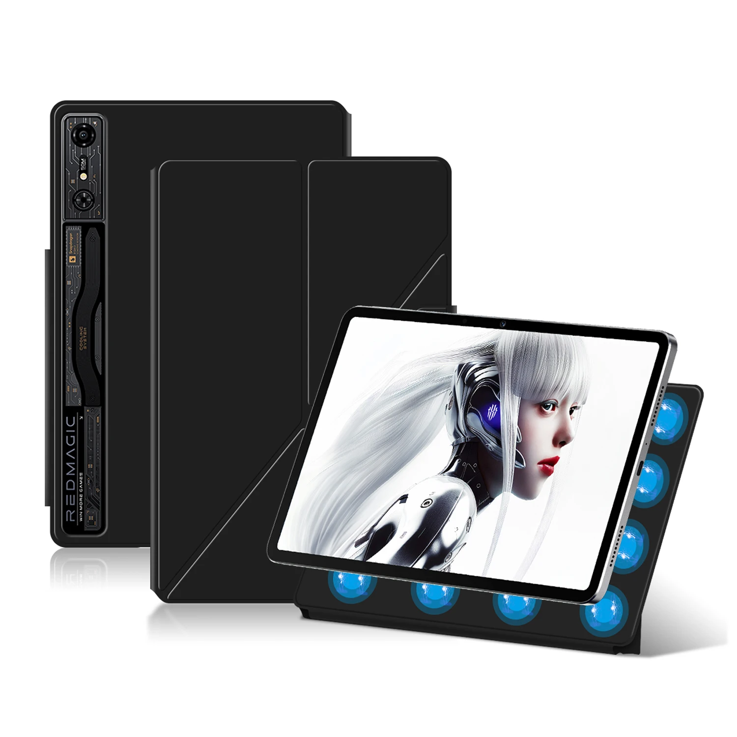 【新品同様】REDMAGIC Nova 16GB 512GB＋公式ケース付き 磁気ケース ZTE nubia REDMAGIC ゲームタブレットプロ 2024