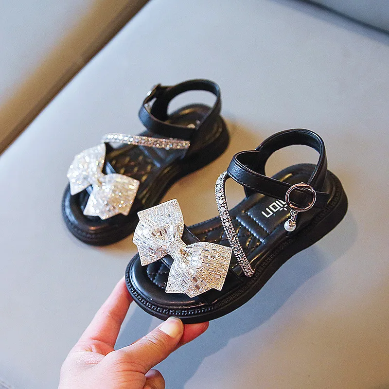 Ajio Black Sequin Sandals Flat Buy Black Flat Sandals For Women By