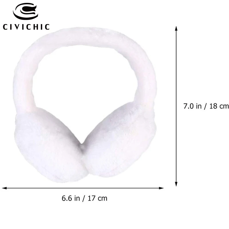 CIVICHIC 여성용 따뜻한 귀마개, 겨울 가을 귀마개, CCEMF001