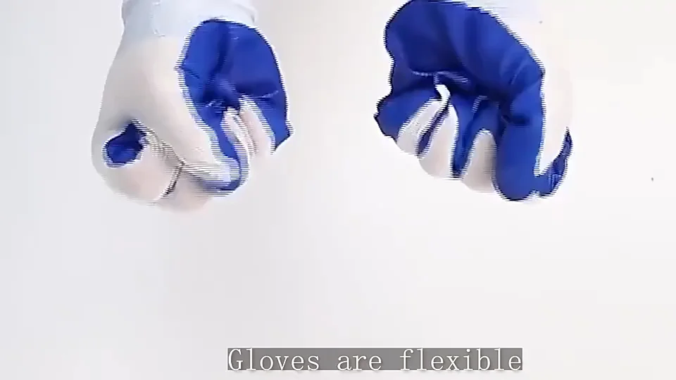 Rubber Coated China Safety Hand Gloves, Use For Construction, Household, Farm Work, Gardening, Materials Handling, Workshop, ETC