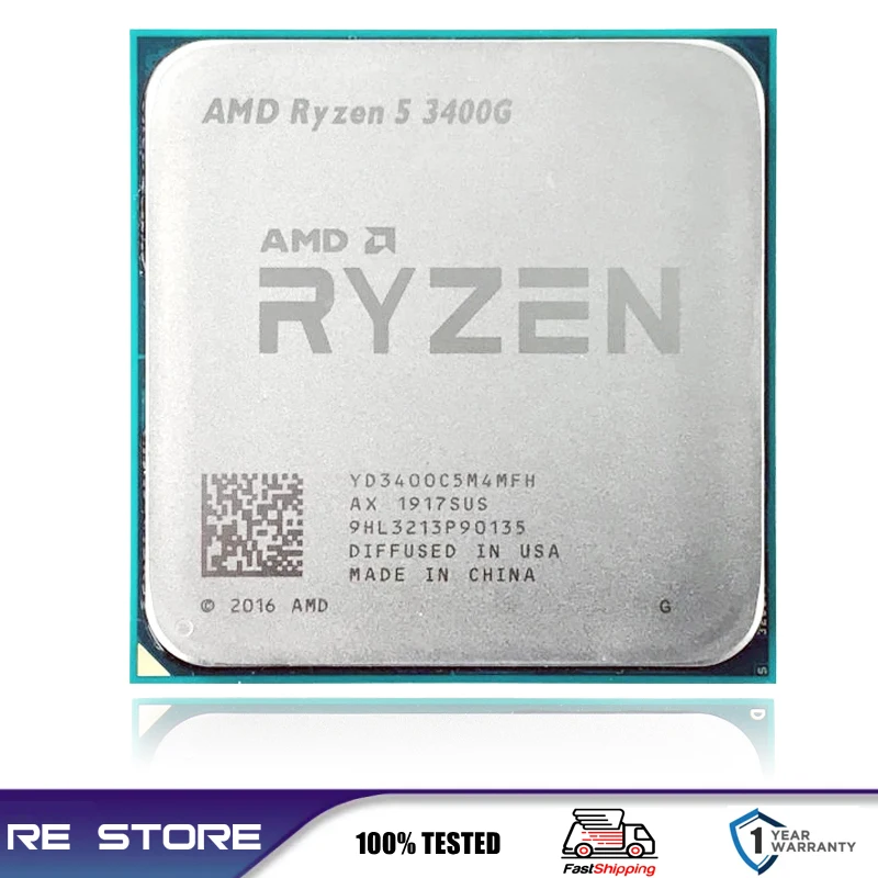 Processador Amd Ryzen Ryzen 3400g Nucleos AMD Ryzen R5 3400G