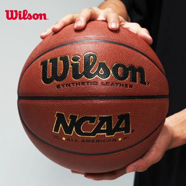 Bola de basquete personalizada Wilson NCAA preta e dourada tamanho oficial  75 cm