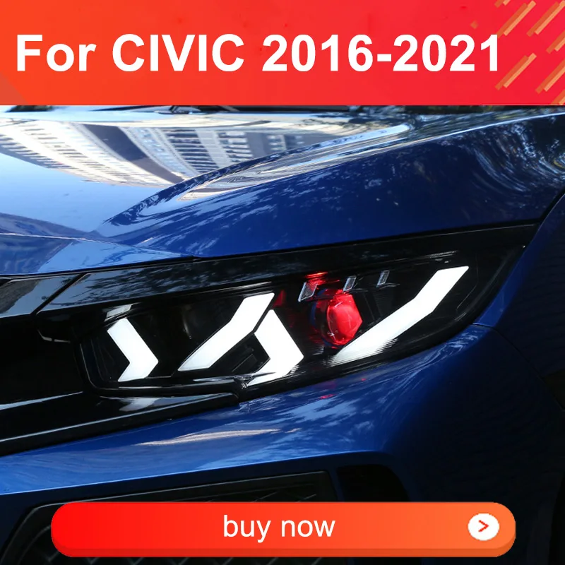 

2 шт., головные фонари для Honda Civic 2016-2021