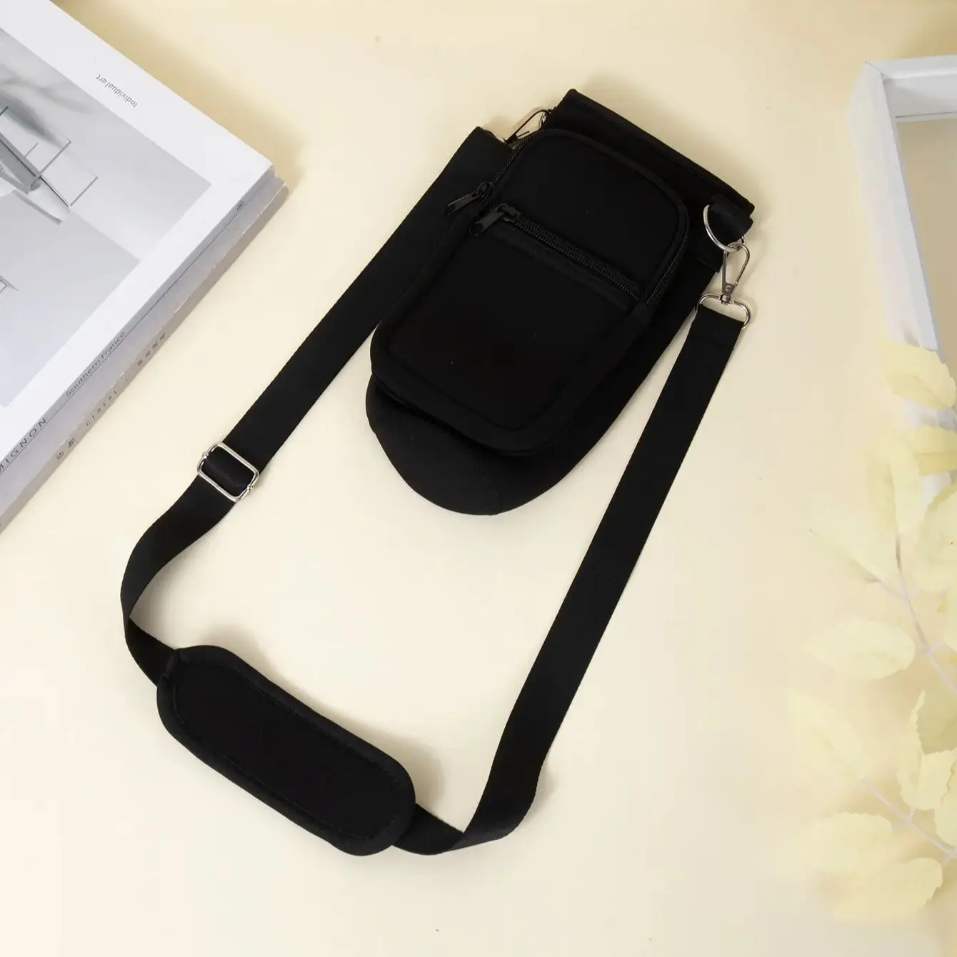 1pc-outdoor sports kettle cup cover portable portable thermos belt jacket