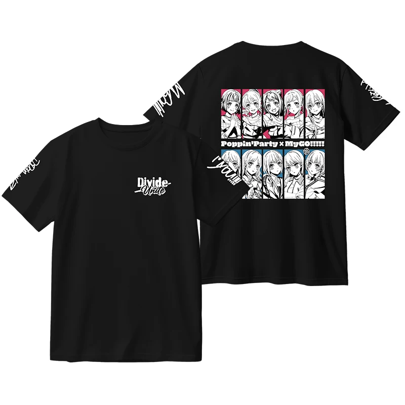 3D Print BanG Dream! It's MyGO T Shirt Women Men Summer O-neck