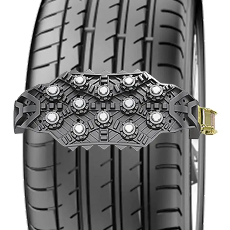 1 Piece Car Anti-skid Safety Heavy Duty Tire Snow Chains TPU Chains Winter Noise Reduction Traction Mud