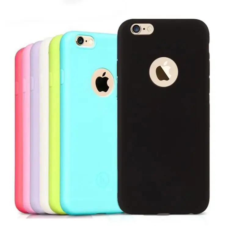 Luxury Silicone Custom-Processing Gel Soft Candy Phone Case