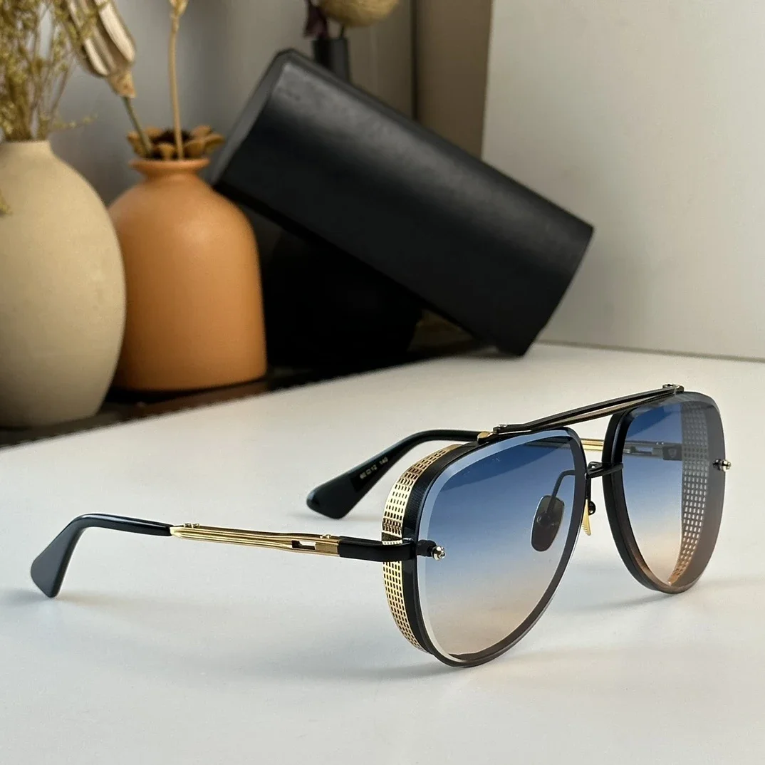 

Outdoor Sunglasses Fashion Women's Women MACH EIGHT Pilot Titanium Sunglasses Oculos De Sol Masculino with Original Case
