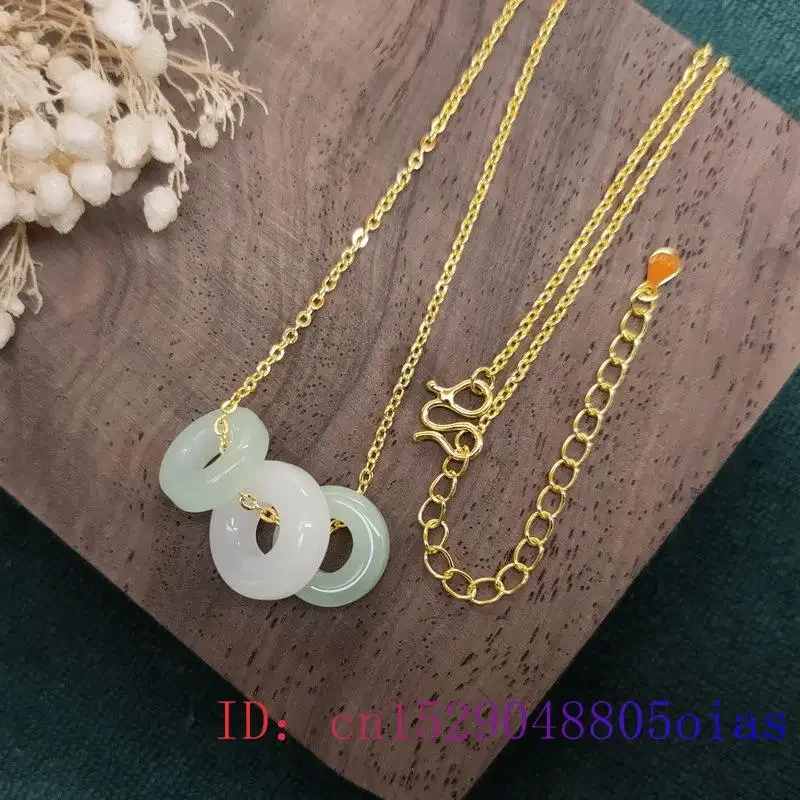 Ciondolo Collana Uomo Con Sirena In Giada Naturale – Talismano Moda – Multicolore