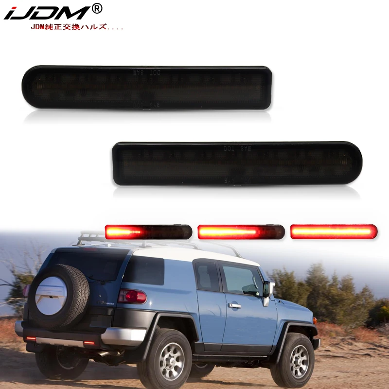 iJDMTaillightStyleLEDBumperReflectorLightsFor20072014Toyota