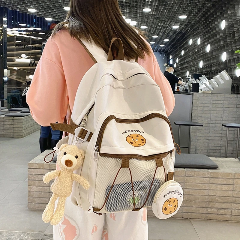 Backpack Large Capacity School Bag College Rucksack for Women Teenagers