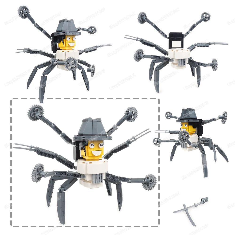 Dr. Toilet Man Building Block Assemblare Monster Toilet Figures Machinery Multiverse War Equipment Scene Model Child Gift Boy Toy