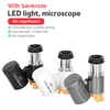 Mini Pocket Microscope Kit 60x Lab Handheld Microscope Battery Powered Microscope with LED Light Kids Science Microscop 1