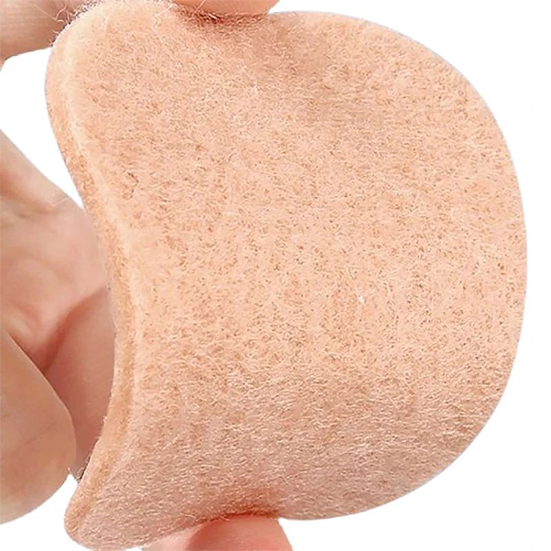 1 Paar Filz Zunge Patch Anti-Rutsch-Zungen polster Schuh lose Plug-In Patch Soft Rebound selbst klebende Vorfuß kissen halbe Größe Pad – Detail 8