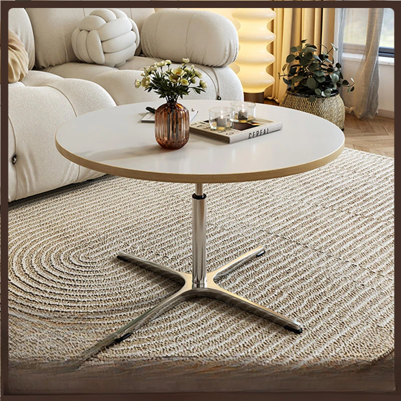 

Design Nordic Coffee Table Lift Top Aesthetic Minimalist Round Coffee Table Multi Function Unique Nuebles Auxiliares Furniture