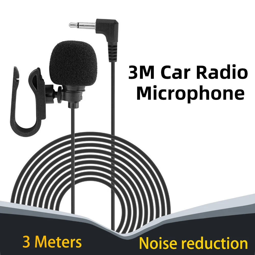 Car Microphone Micro Car Radio 3.5mm Jack Mic Stereo Mini Wired