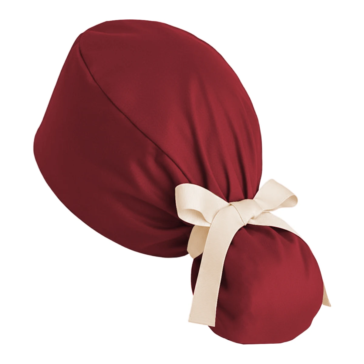 Satin Lined Silky Green Scrub Cap