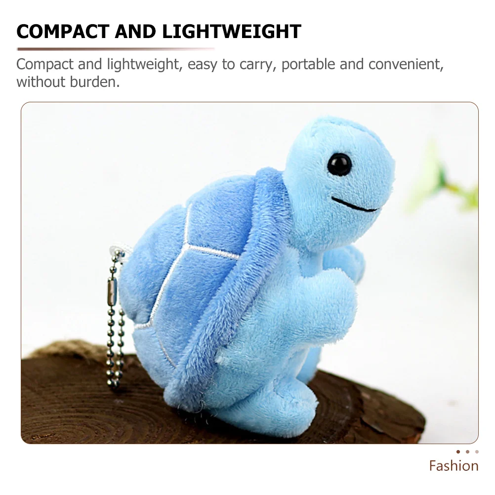 Turtle Pendant Stuffed Children’s Toys Decor Plush Ornaments Lovely Schoolbag Pendants Decors