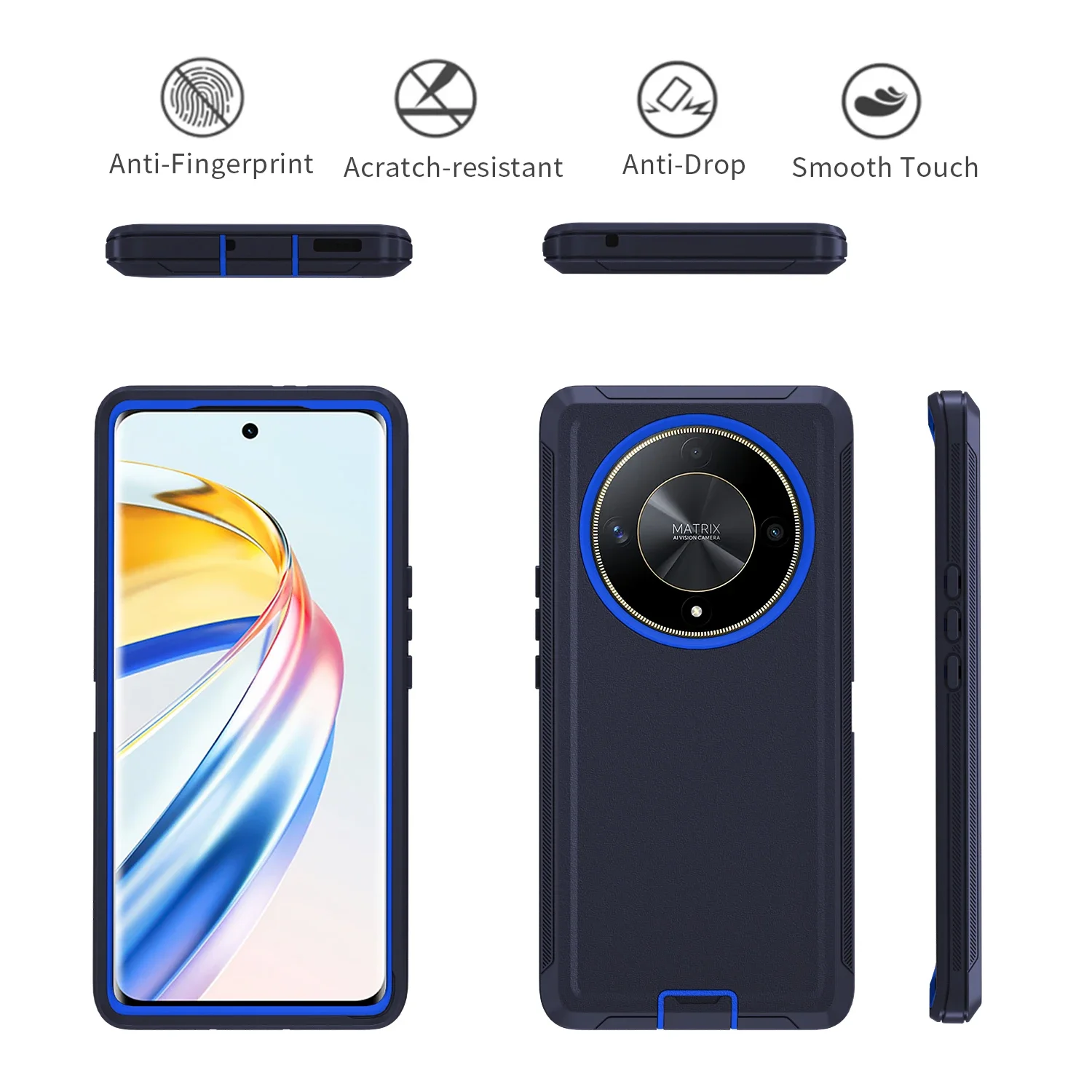 Premium 3-in-1 Protective Armor Box Case with Belt Clip