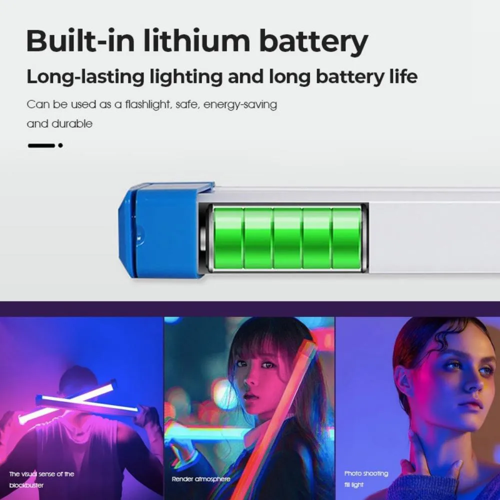Colorful Tube Light RGB Light 17cm/32cm USB Light Night Light purple Blue Light Stick Room LampHandheld Hanging Fill Light Photo 6