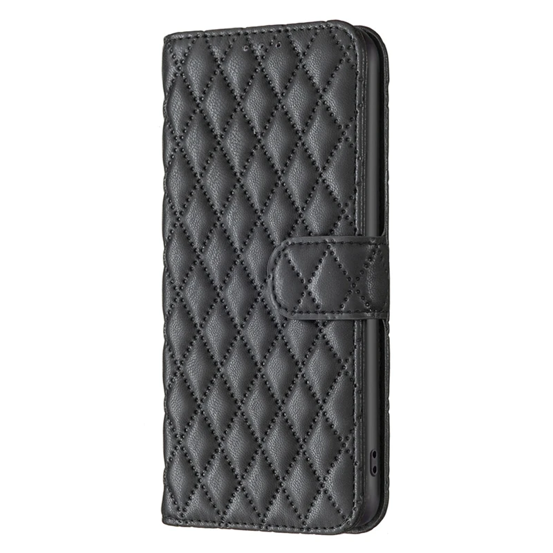 Stylish Solid Color Leather Wallet Phone Cover with Magnetic Closure