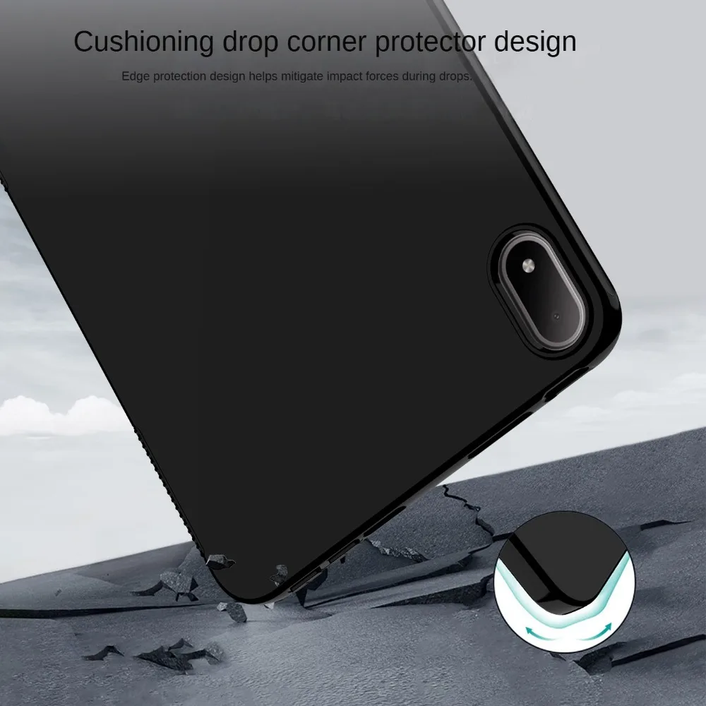 Enhanced Airbag Soft Silicone Tablet Cover, 8.8 Inch, Premium TPU Protective Shell