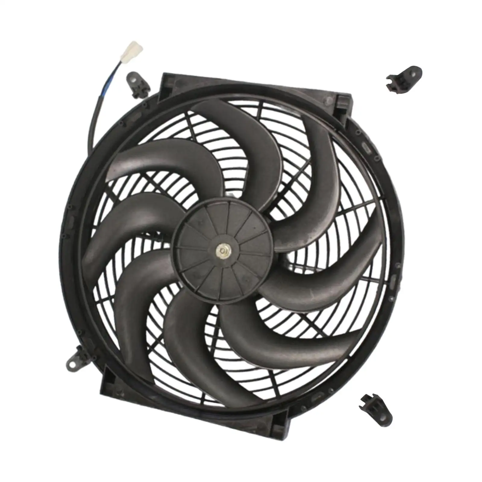 Radiator Cooling Fan Performance Fan Assembly Kits Electric Spare Parts with Mounting Kits Accessories Heavy Duty Engine Fan