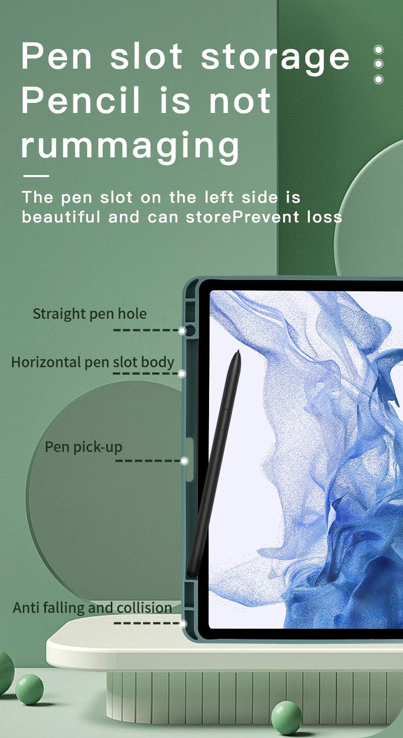 caixa de rotação de para samsung galaxy tab inteligente para samsung funda whith caneta slot