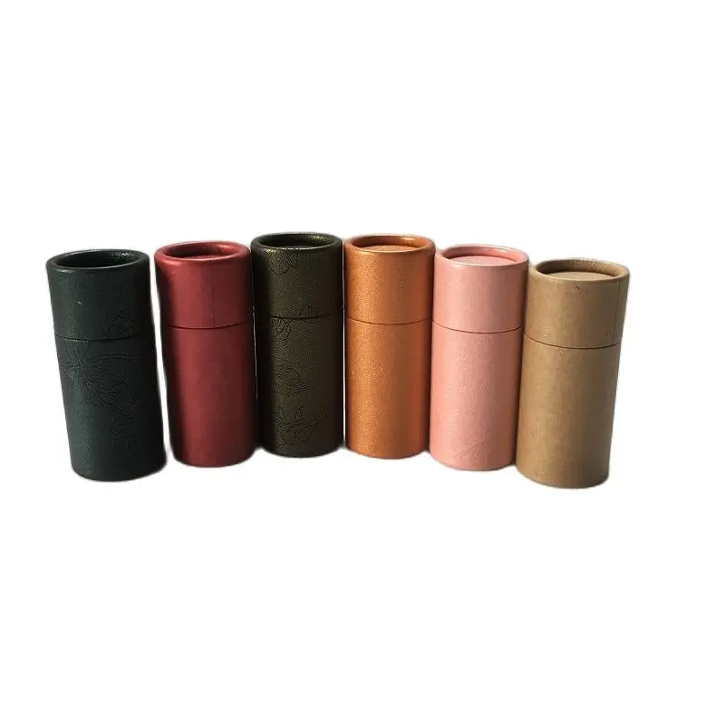 Brown Kraft Paper Cardboard Tube Packaging Suit for 30ml Dropper Bottles