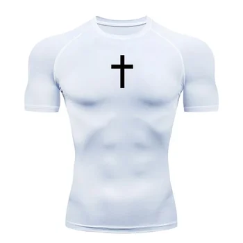 Men's Christian Cross Workout T-Shirt