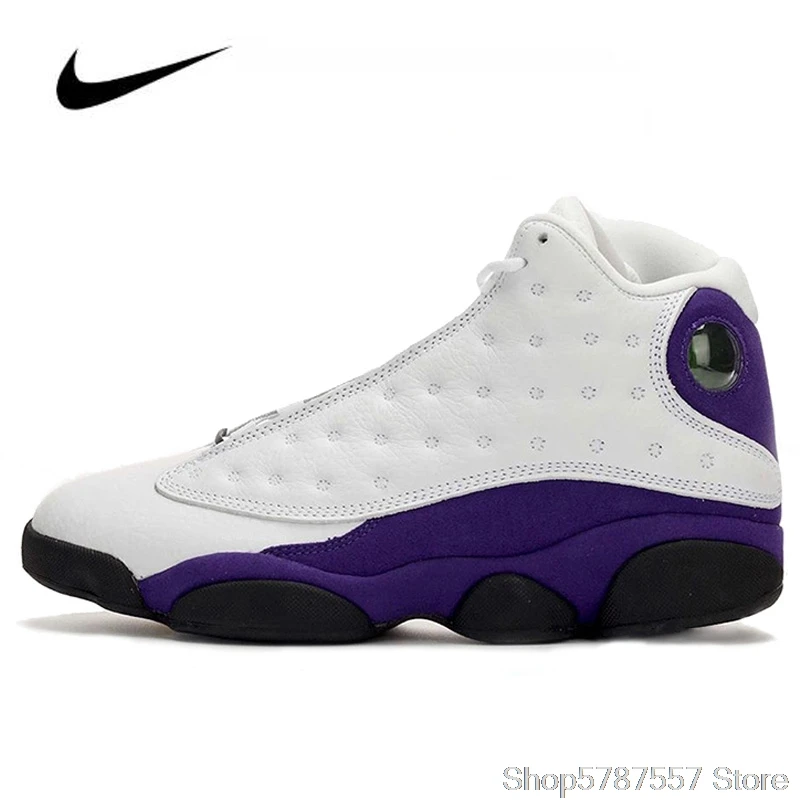 

Nike Air Jordan 13 Retro Lakers Rivals Men Jordan Basketball Shoes Women Unisex Gym Training Sneakers Boots 414571-105