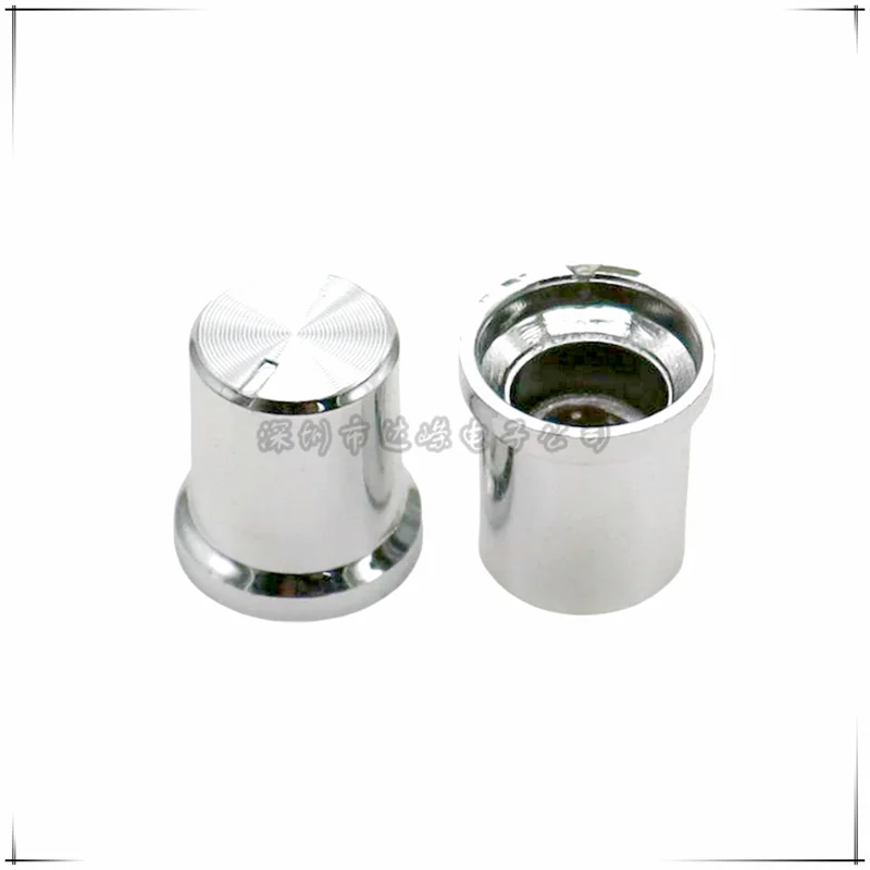10PCS 14.5*15.5MM Plastic Potentiometer Knob Cap Swirl Marks Inner Hole 6mm