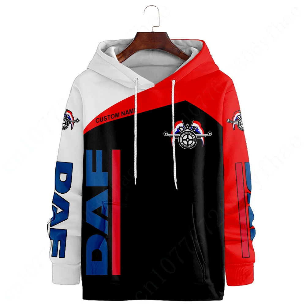 DAF Harajuku 3D Printing Zip Hoodies Unisex Clothing Casual Sweatshirt Top Anime Hoodies For Men Women Essentials Pullover