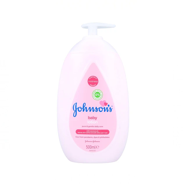 Huile pour bébé Johnson's Rose - 500 ml