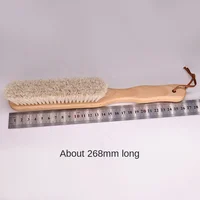 Long Handle Horse Hair Long Handle Soft Shoe Brush Bed Sweeping Brush Coat Cleaning Brush Shoe Polish Brush 2