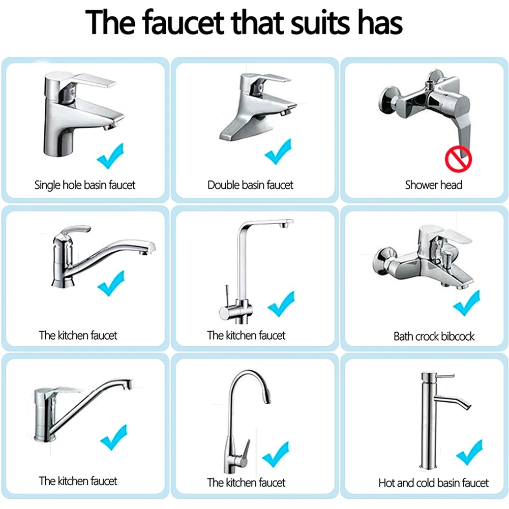 Description Picture 3 of item3pcs 24mm Brass Water Saving Tap Faucet Aerator Repalcement Stainless Steel Sprayer Sink Aerator Kitchen Bedroom Thread Nozzle