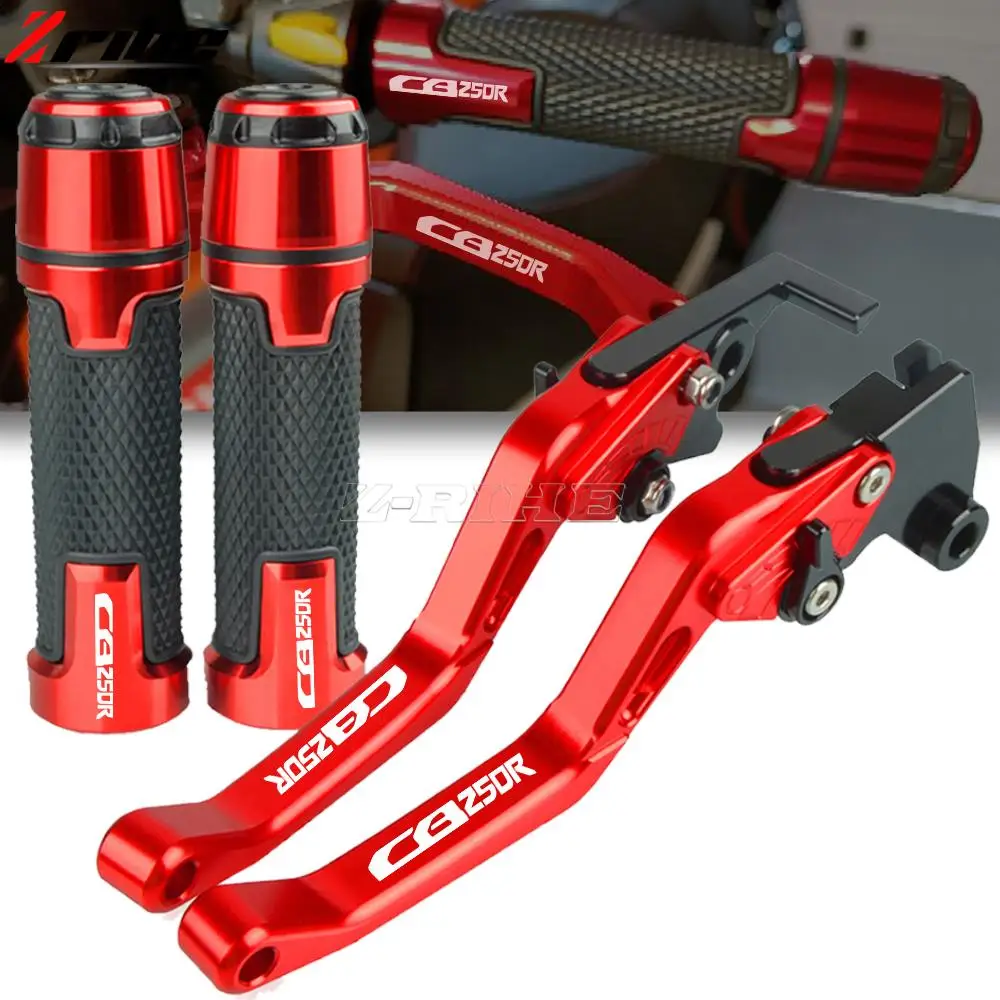 

Motorcycle Accessories Handlebar grips Brake Clutch Levers For Honda CB250R CB250 R 2017 2018 2019 CB 250R Handle Bar Grip